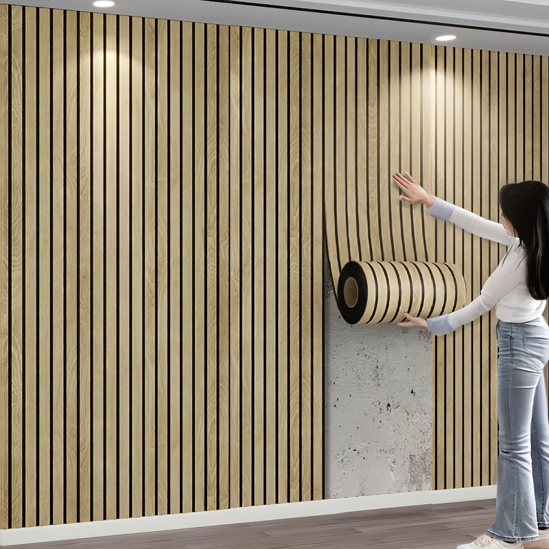 PanelWood – Selbstklebende 3D Holzmaserung Wandpaneele