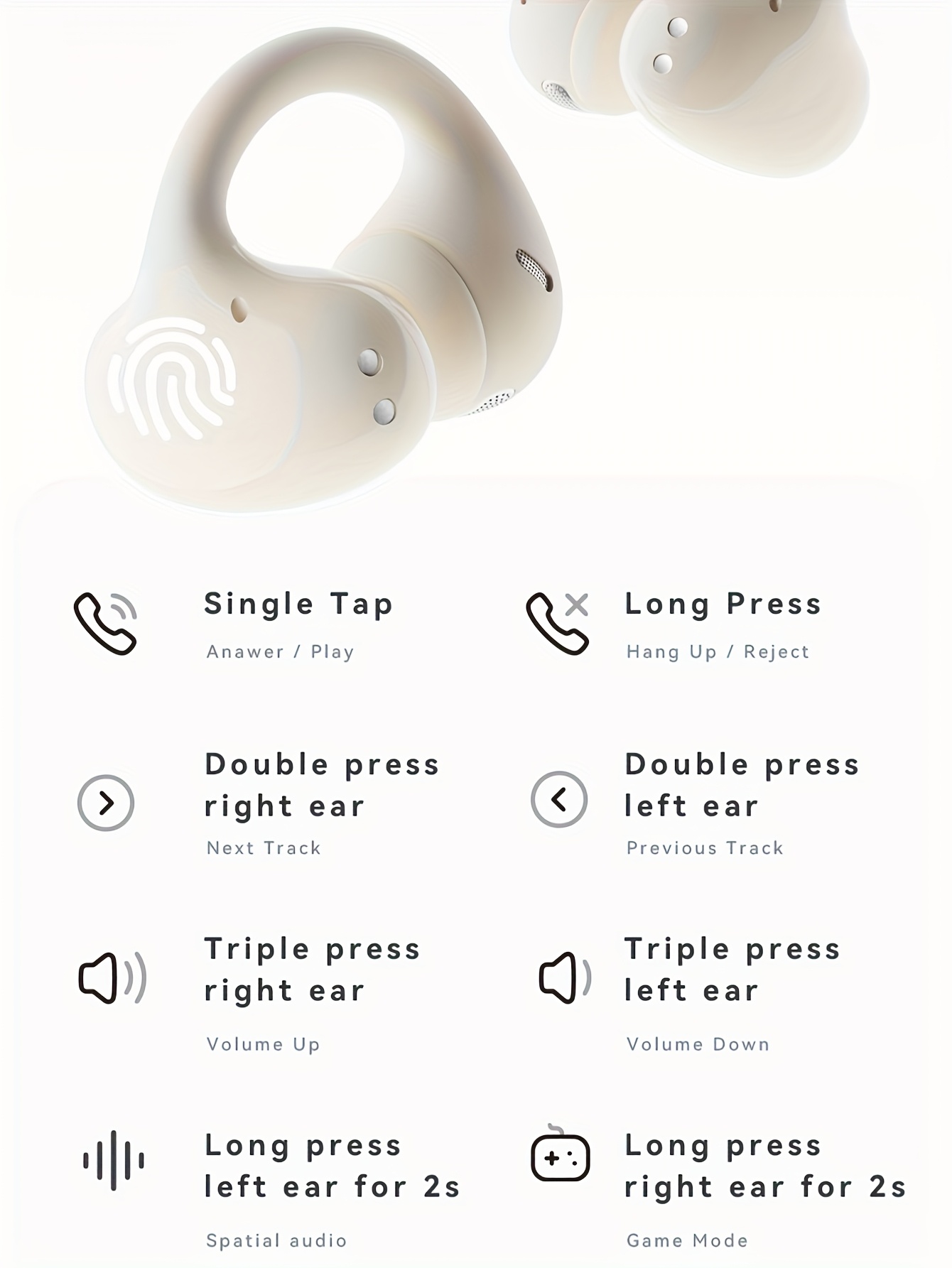 [Stunning Spatial Audio Earbuds] Quicksand Earbuds 2nd Gen: Stunning Spatial Audio, Dual-Color Gradient, Compact Charging Case for On-the-Go Convenience