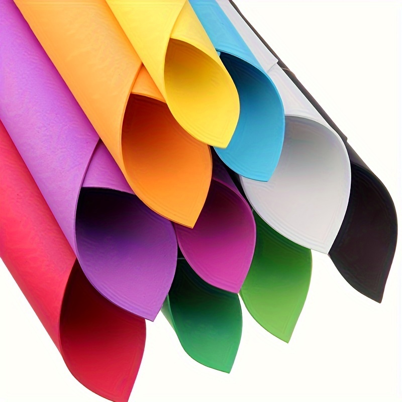 

10- Eva Foam Sheets - 2mm Multicolored Foam Boards For Diy Crafts, Odor - A4 Size Craft Foam Paper