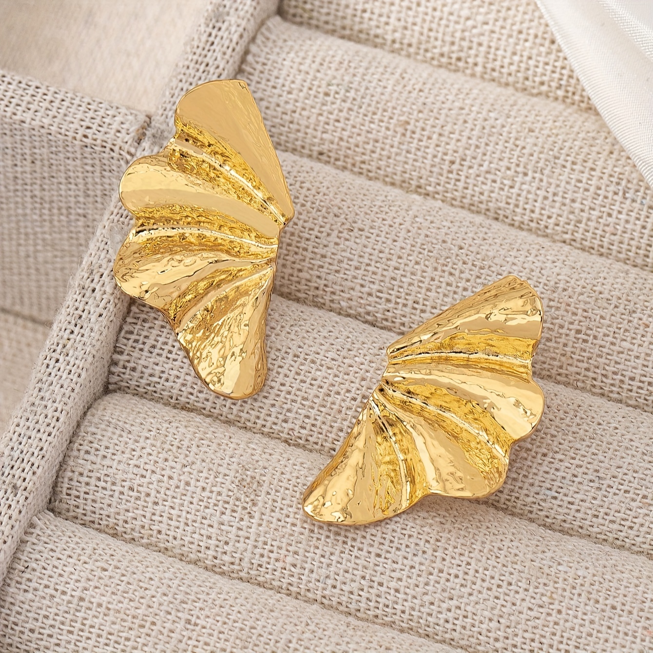 18K Plated Alloy Stud Earrings, Everyday & Party Wear