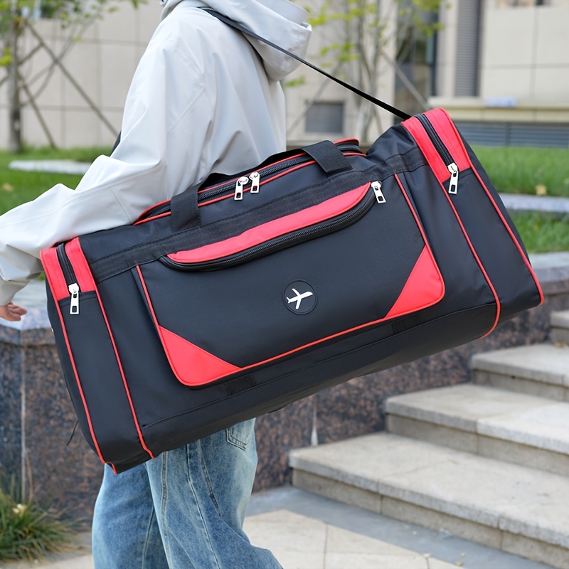Foldable Travel Bag with Multi-Layer Pockets for Organisation