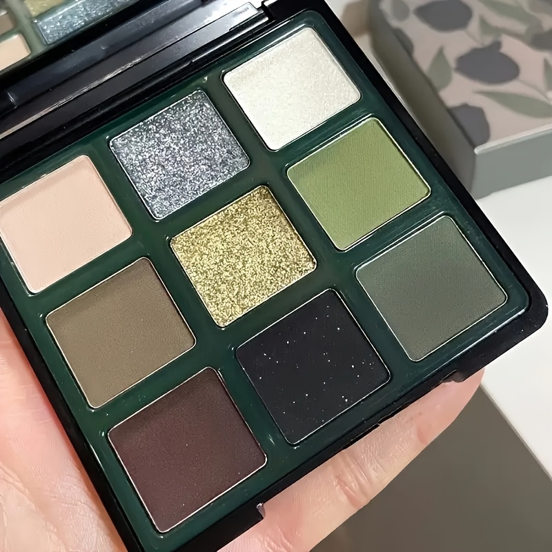 kapeine 9 color eyeshadow palette with matte pearlescent and fine glitter textures waterproof and long lasting suitable for daily and party makeup looks Product details 3