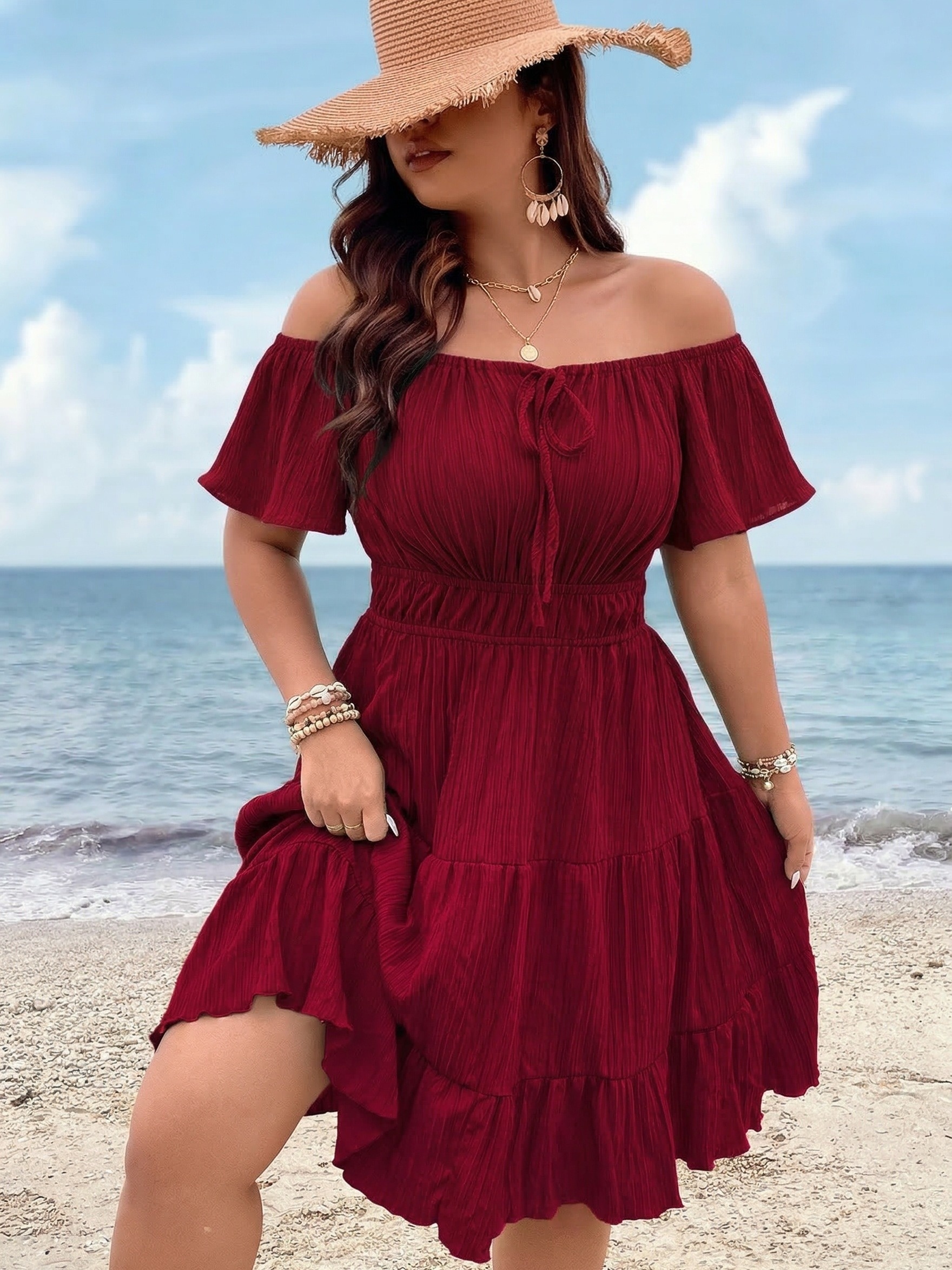 handkerchief dress plus size - Mauritius