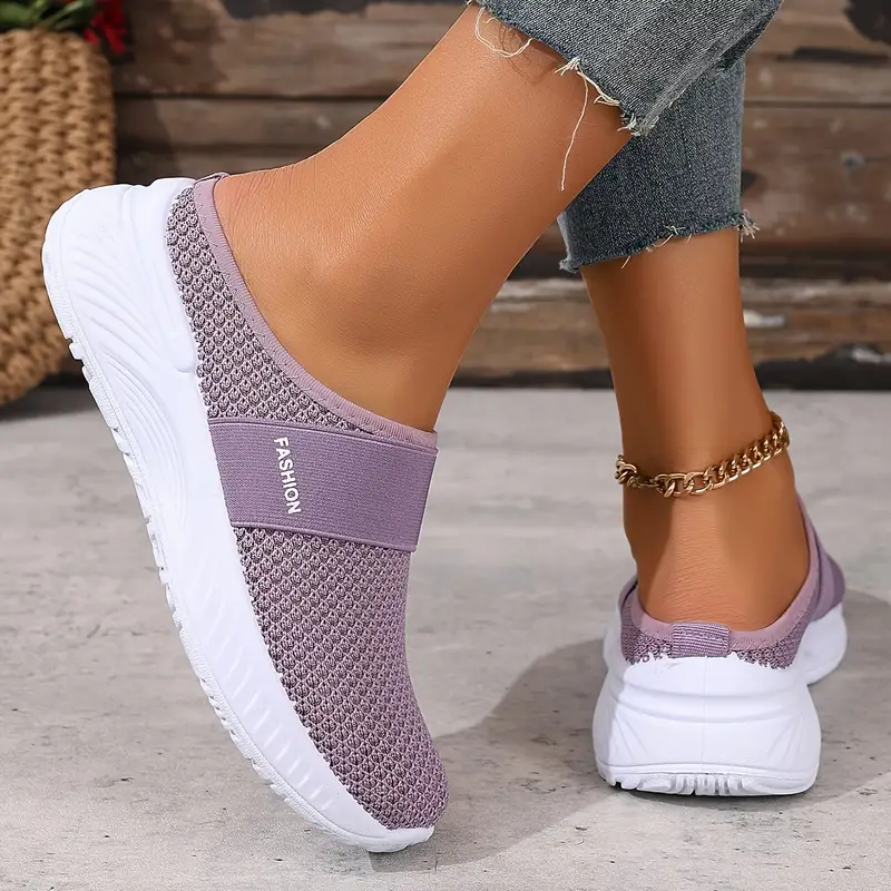 womens white slip on sneakers breathable mesh fabric pvc sole comfortable casual shoes for beach travel and everyday wear summer shoes mesh upper ladies sneakers details 9