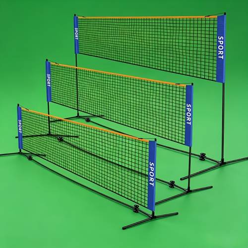 1pc portable random net nylon ball suitable for badminton tennis kayak ball and soccer training no installation required foldable badminton net
