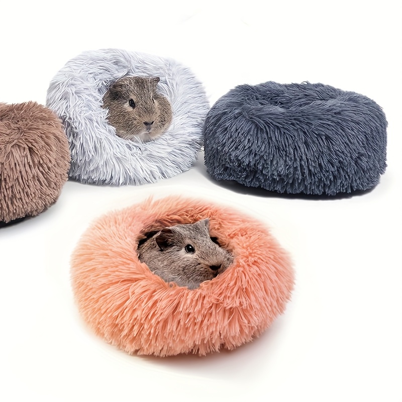 Long Plush Hamster House Chinchilla Nest Dwarf Rabbit Nest Guinea Pig Long Hair Mat
