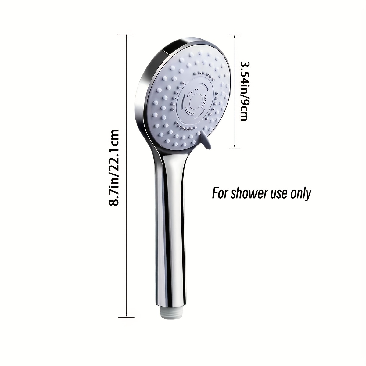 ABS Material Showerhead with Air Pressurized Water Outlet