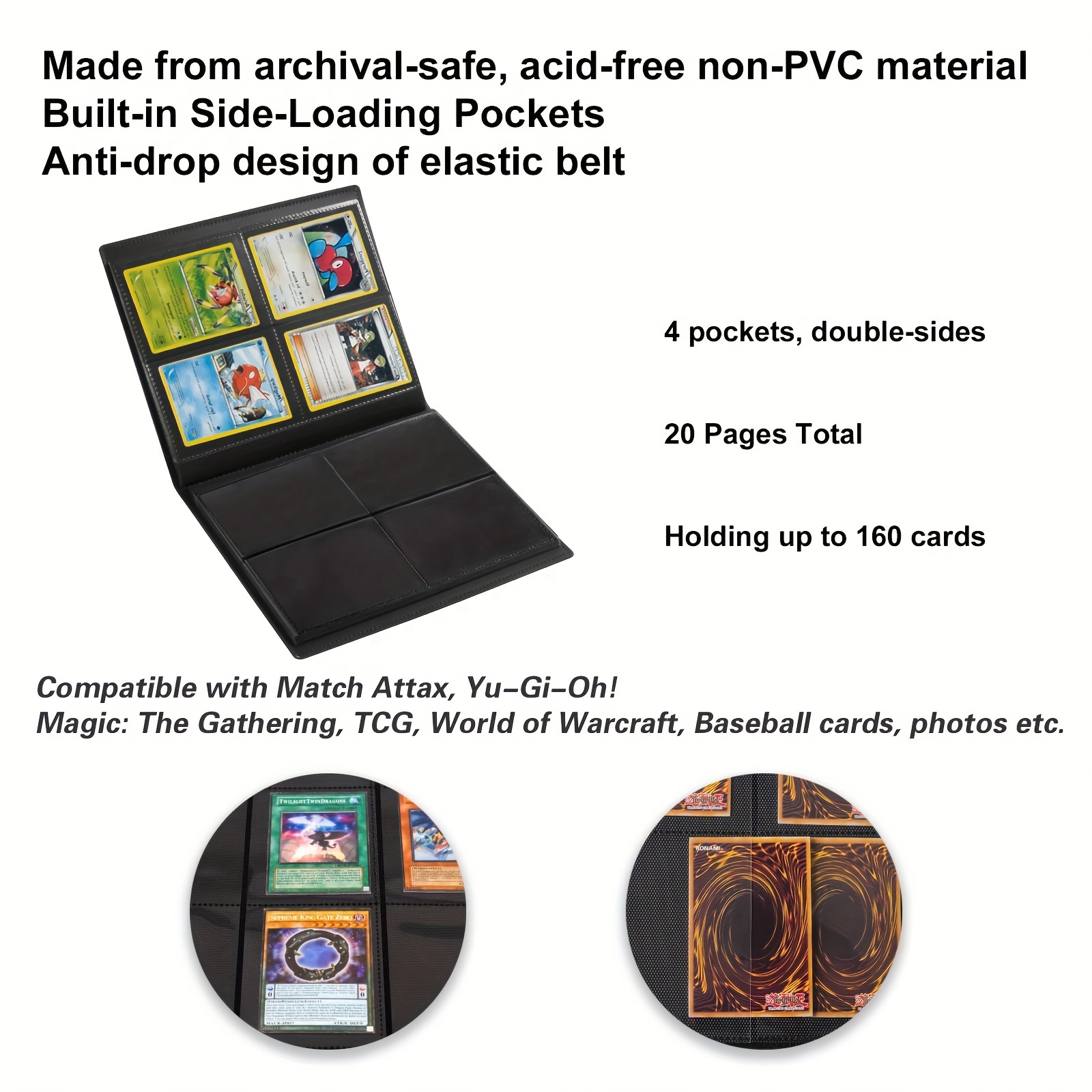 premium pp card album a collectors card holder protective - Temu Saudi  Arabia