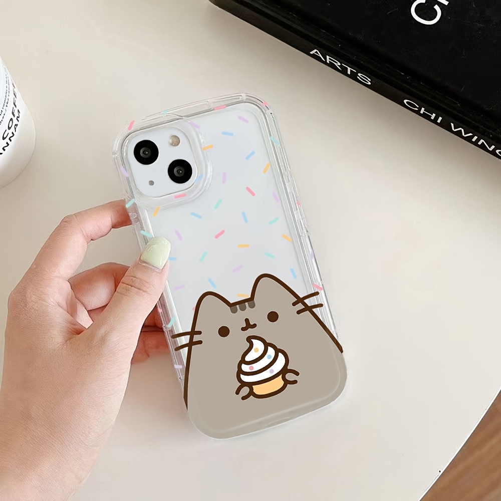 Phone Case: Hot Fashion Funny Fat Cat Phone Case, Suitable for iPhone 16 15 14 13 12 11 Pro Max Mini XR XS X 7 8 Plus, Shock-Absorbing Soft TPU Back Cover