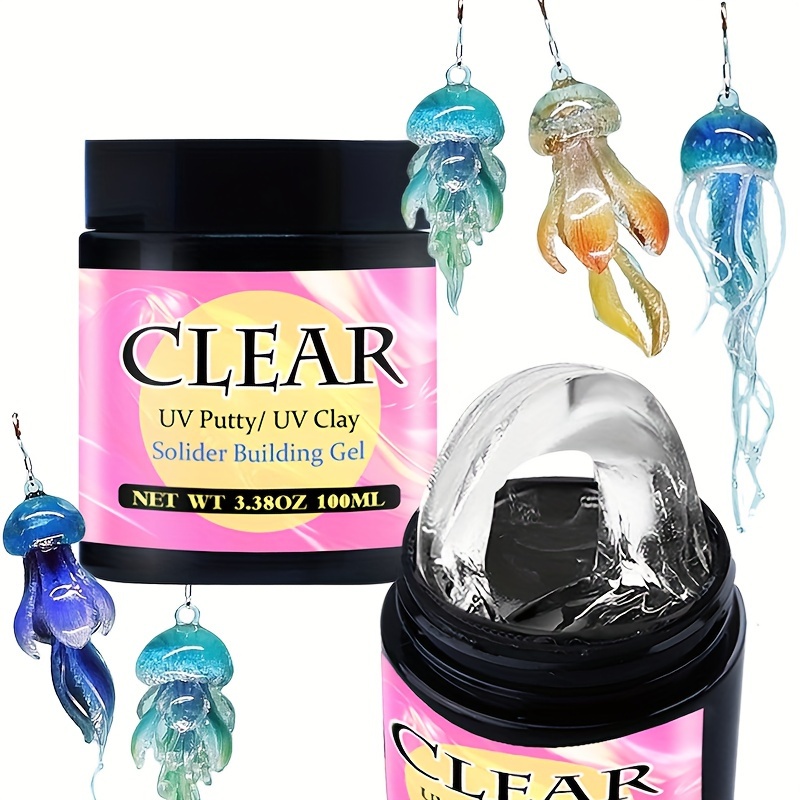 

3d Uv Clear Hard Gel For Extensions & Sculpting