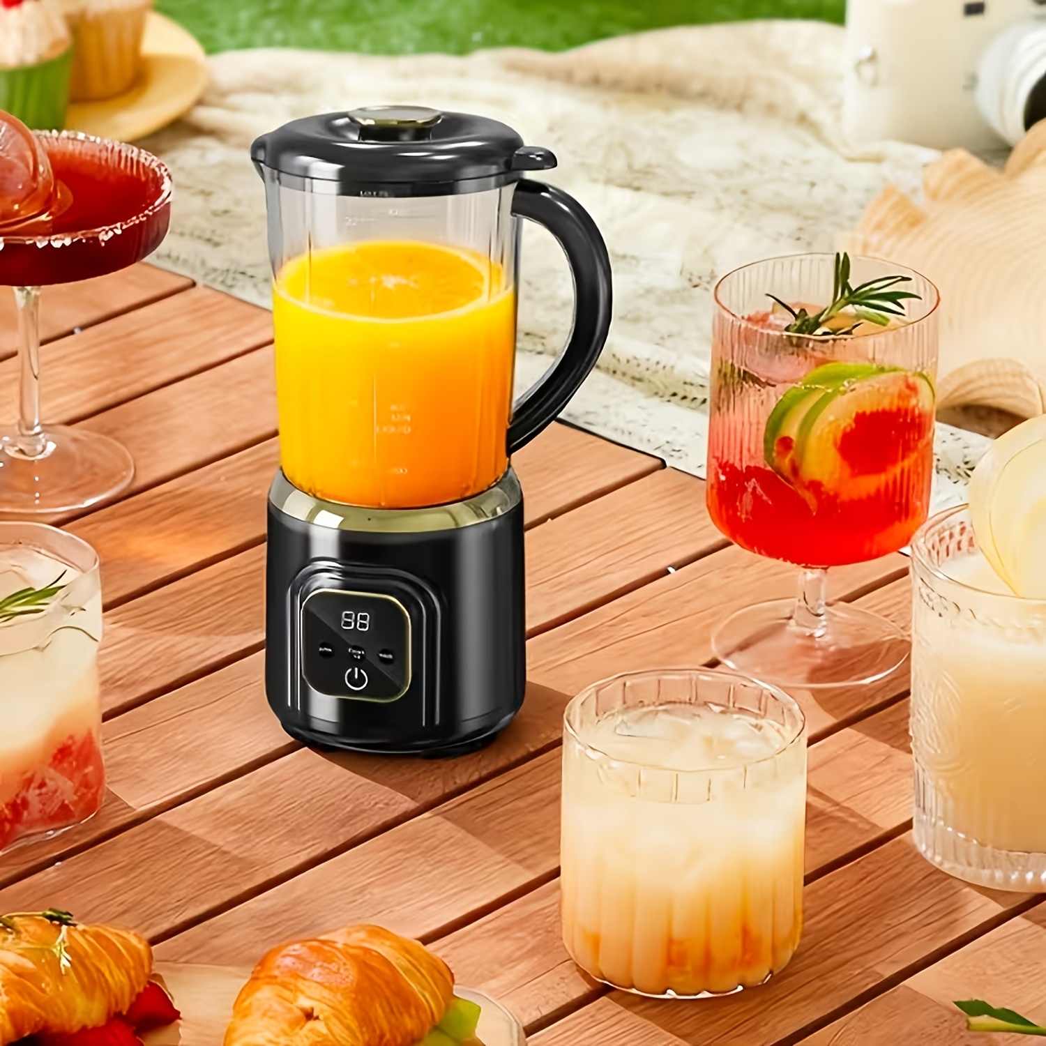 1000mlelectric Juicer Squeezer Machine Usb Charge, Gift