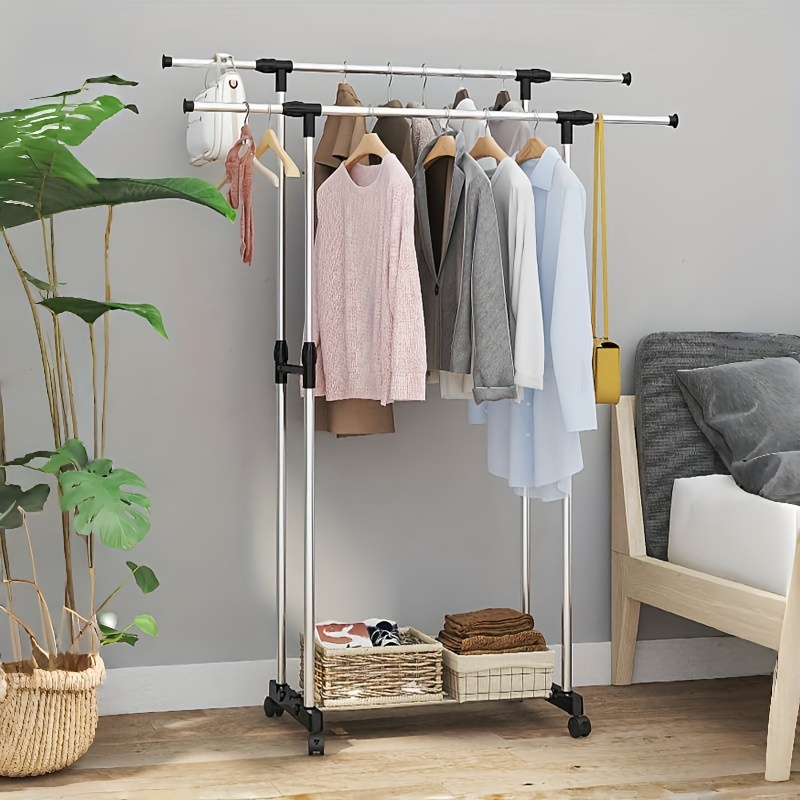 perchero metal ajustable multiusos diseño Temu Dominican Republic