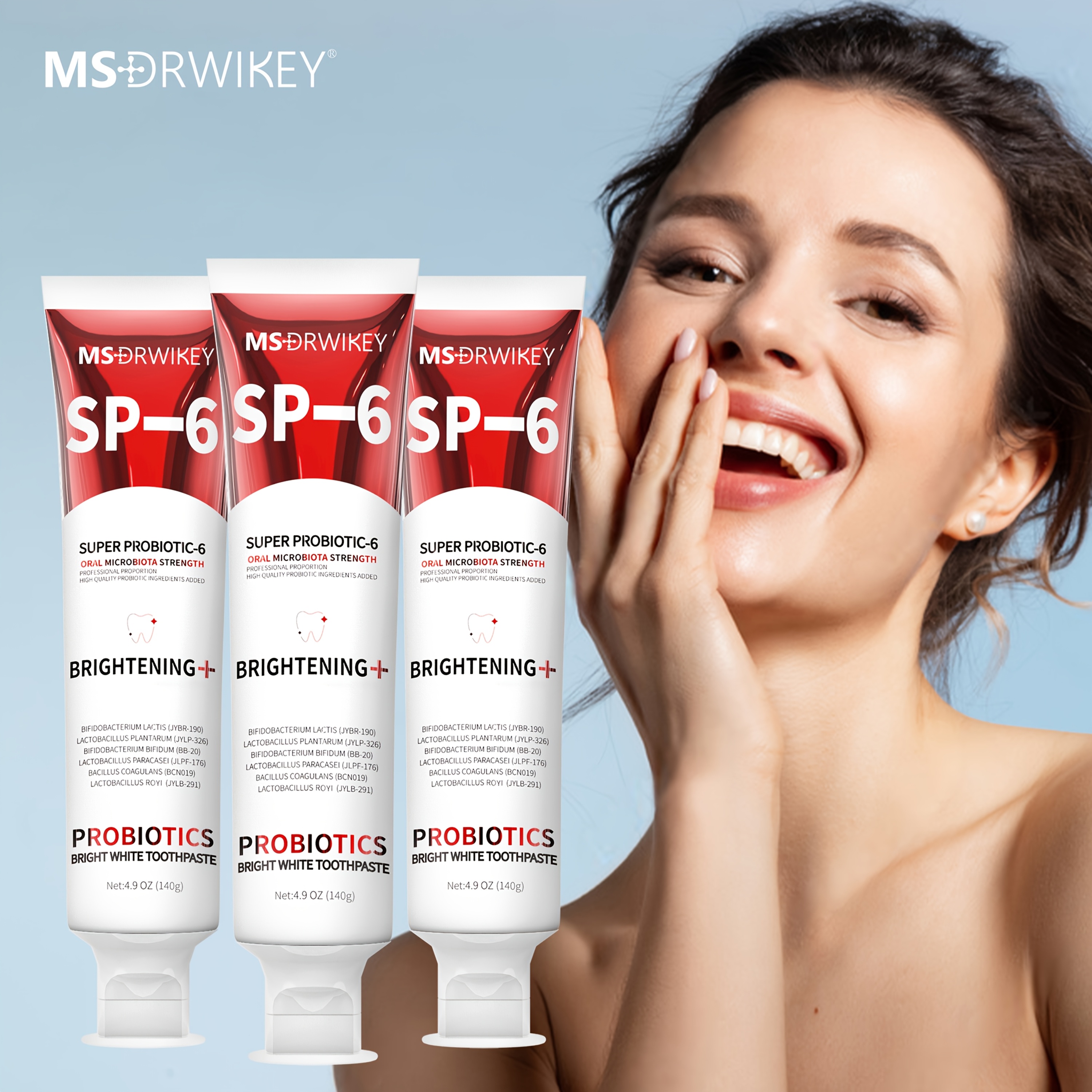 TEMU Valentine's Day 3-pack Toothpaste, , Improve Oral , Effectively Protect Gum Health, Christmas Gift Surprise