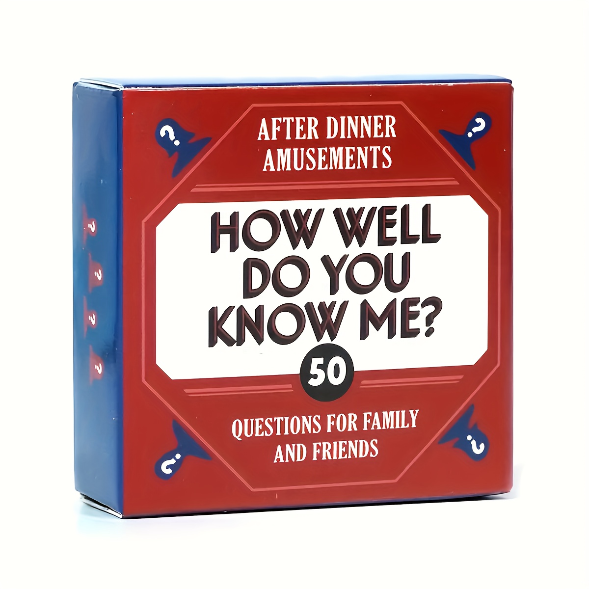 how well     me 50 questions dinner party game role playing card game for and families   perfect gift for hosts or   ideal for new years christmas and christmas eve