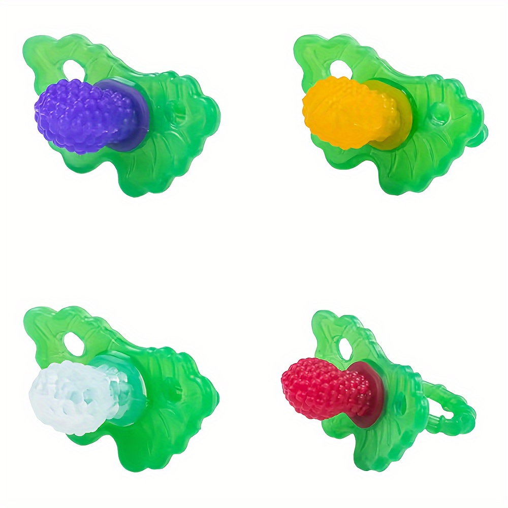 bpa free silicone   teething toy   fruit shape for     perfect gift for     in white   yellow details 5