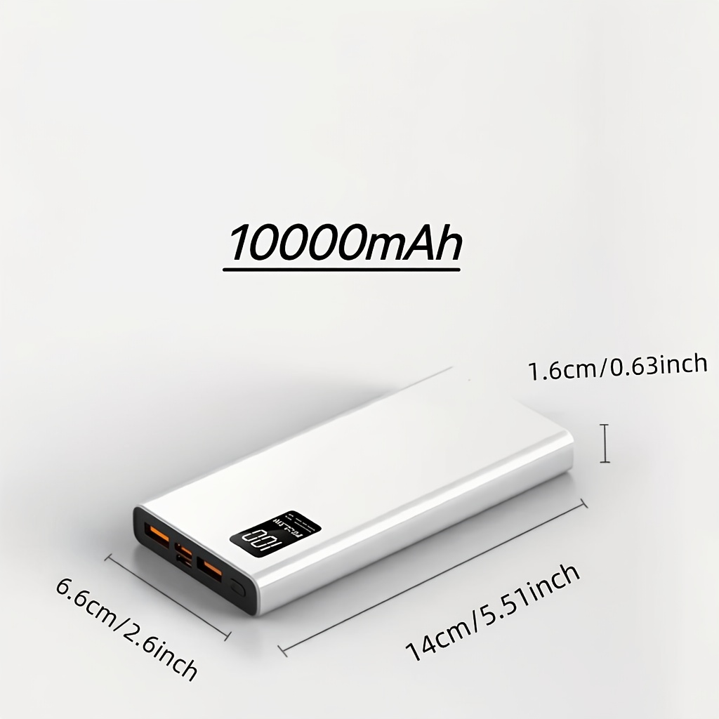 Bateria Externa 20000Mah/10000Mah com Ecrã 7
