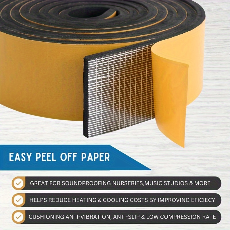 Highdensity Foam Weather Stripping Tape Selfadhesive, Windproof