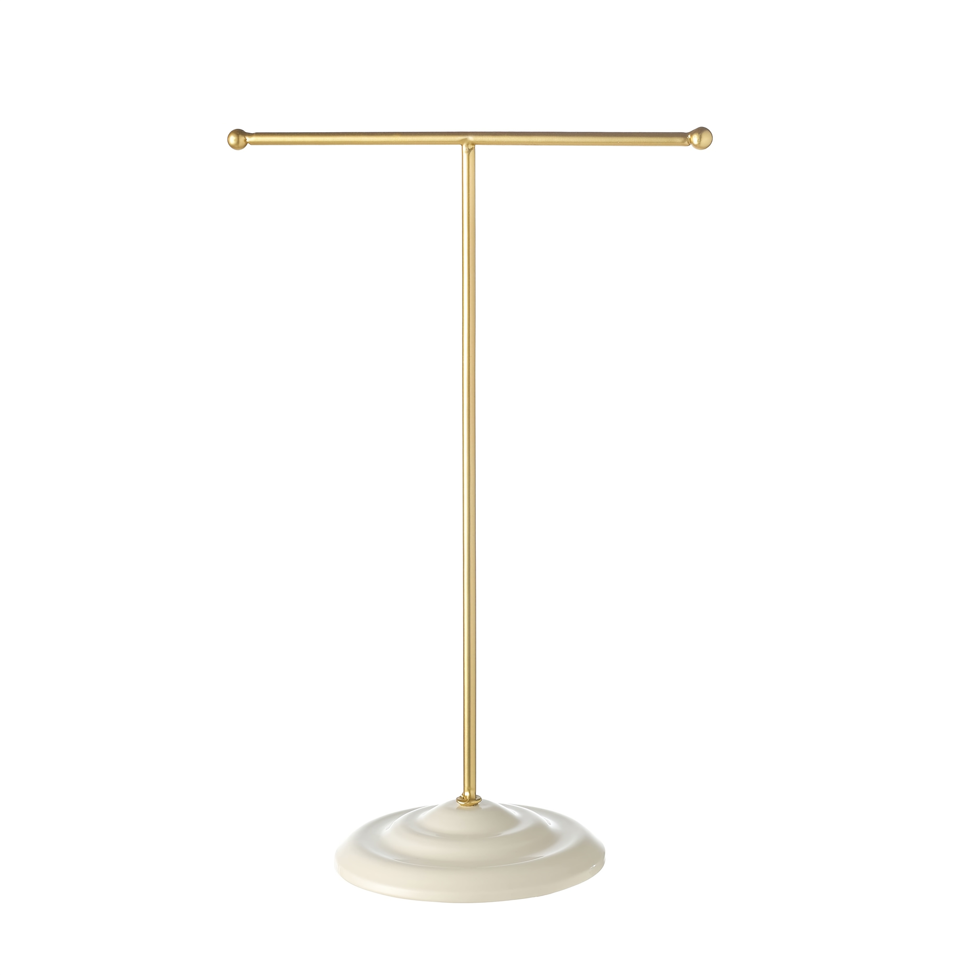 TEMU 1 Easy Metal T-shaped Jewelry Rack, Suitable For Storing Bracelets, Necklaces, Rings, Watches And Other Jewelry. Necklace Display Stand/jewelry