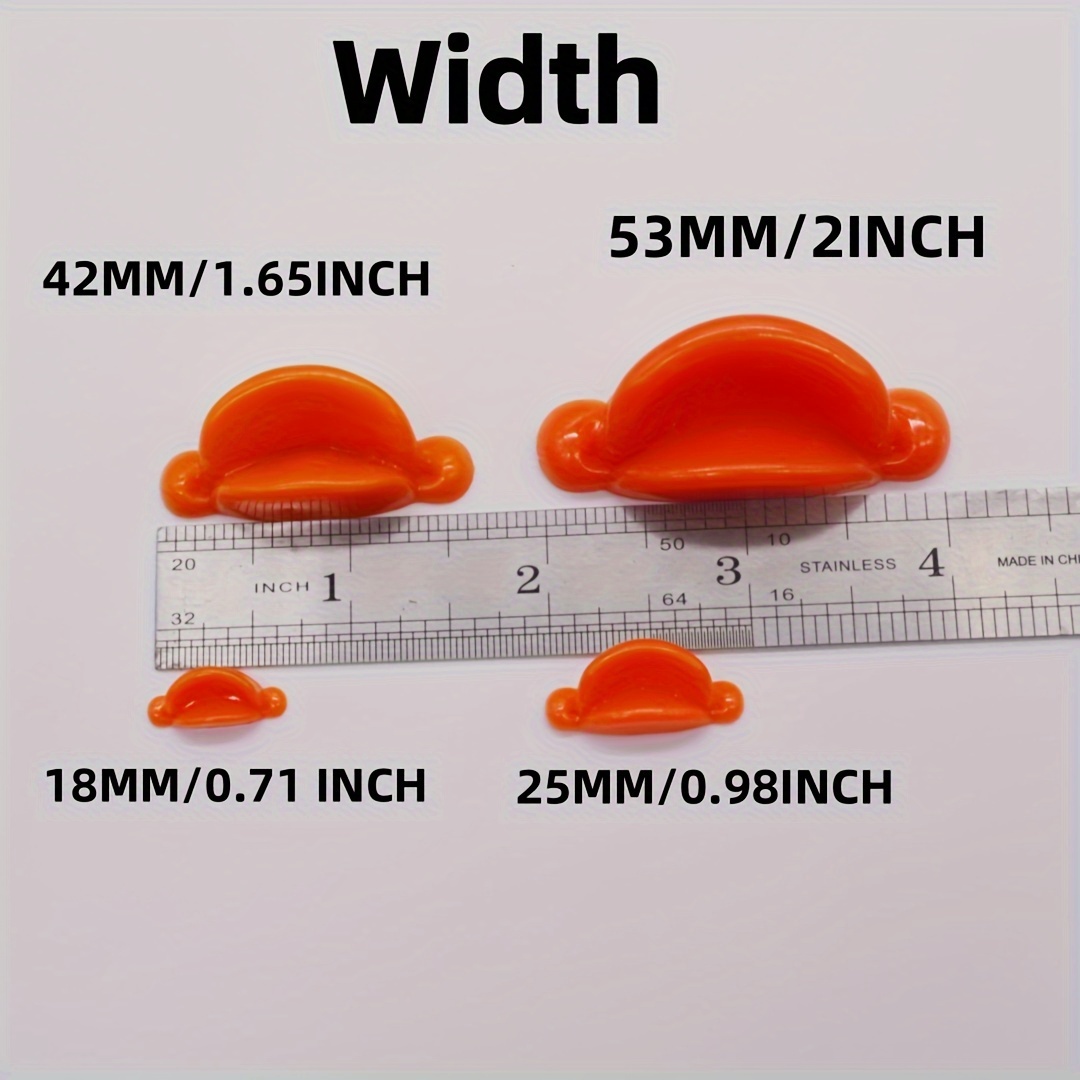 diy plush duck mouth craft kit creative handmade yellow duck beak accessories for toy making