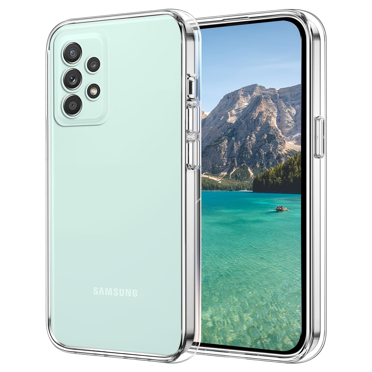 E-shop Handyhülle - Ultradünne Anti-Fall Handyhülle für Galaxy A52S 5G, Kratzfeste Weiche Schutzhülle, HD Transparent