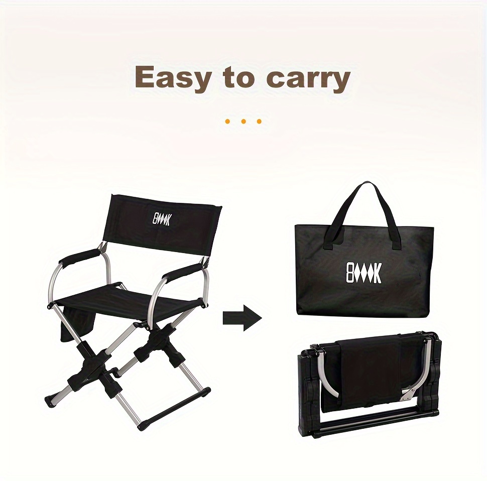 outdoor folding camping chair leisure chair back chair convenient and stable fishing chair light folding armchair suitable for outdoor camping travel dinner fishing leisure chair Product details 2