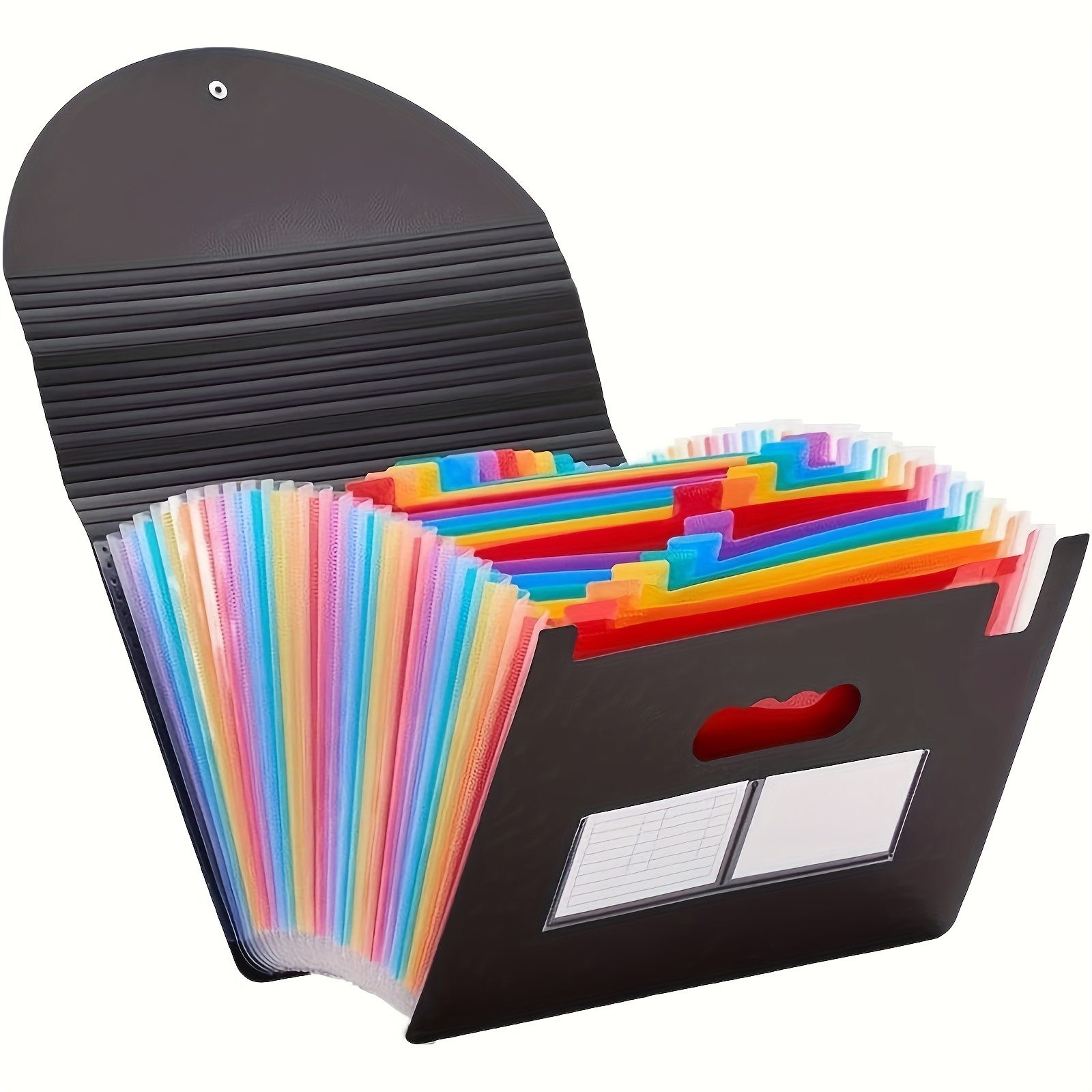 

Plastic File Organizer With 25 Pockets, Document Holder For A4 Papers, - Ideal For Office, School, Home Use