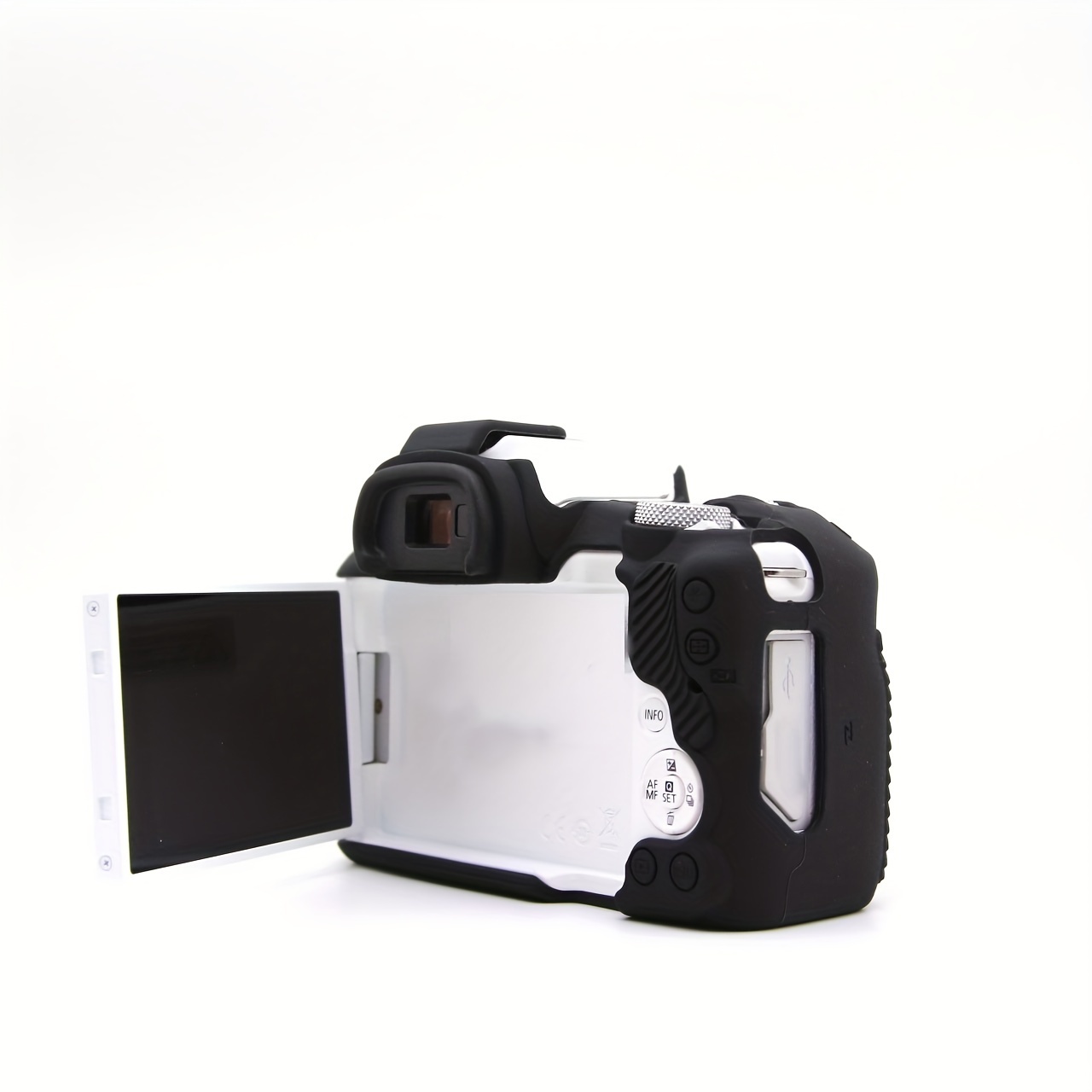 Housse Silicone Noire Pour Appareil Photo Canon EOS R50 - Protection Anti-rayures Et Chocs