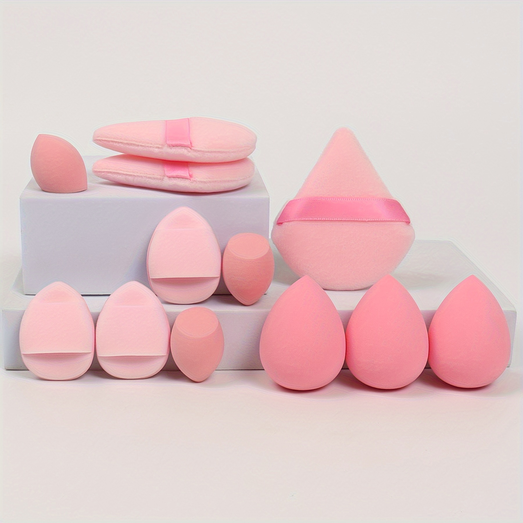 12pcs Multi-Colored Makeup Sponge Set for Blending