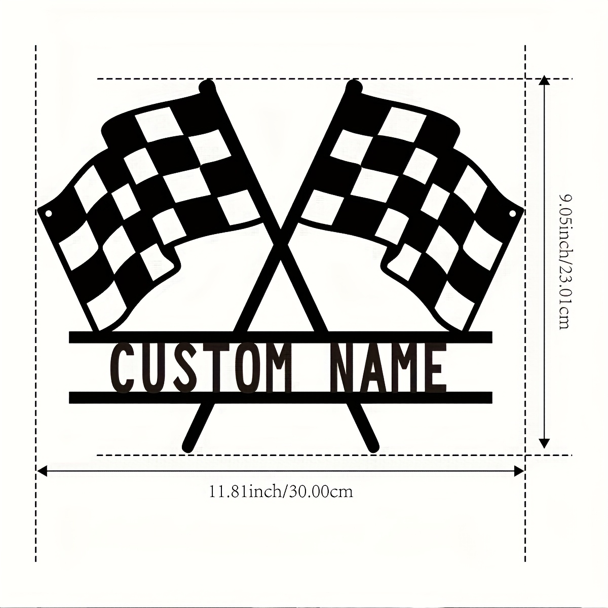 E-shop Personalisiertes 1-teiliges Rennbrett Wandbild, personalisiertes Rennnummer-Schild, Bauernhaus Rennbrett Wanddekoration, Wohnzimmer Wohnzimmer