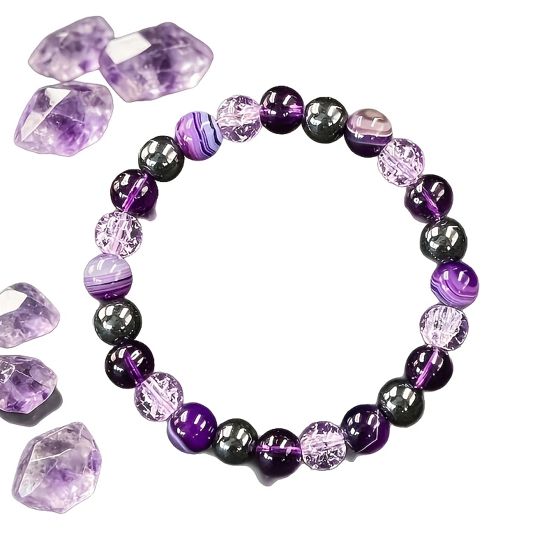 High-End Margaret Amethyst Stretchable Bracelet