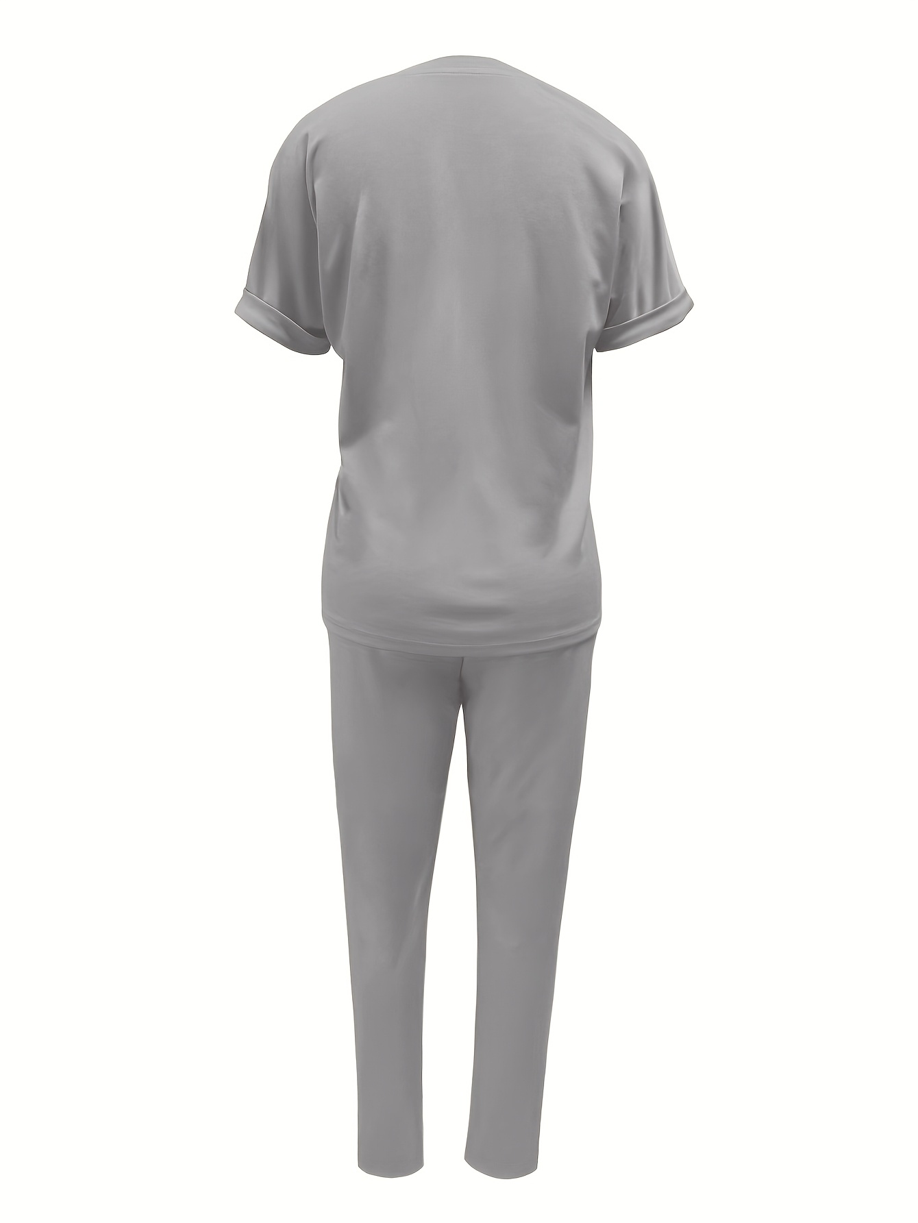 fashionable commuting short sleeve and long pants casual outfit Product details 3