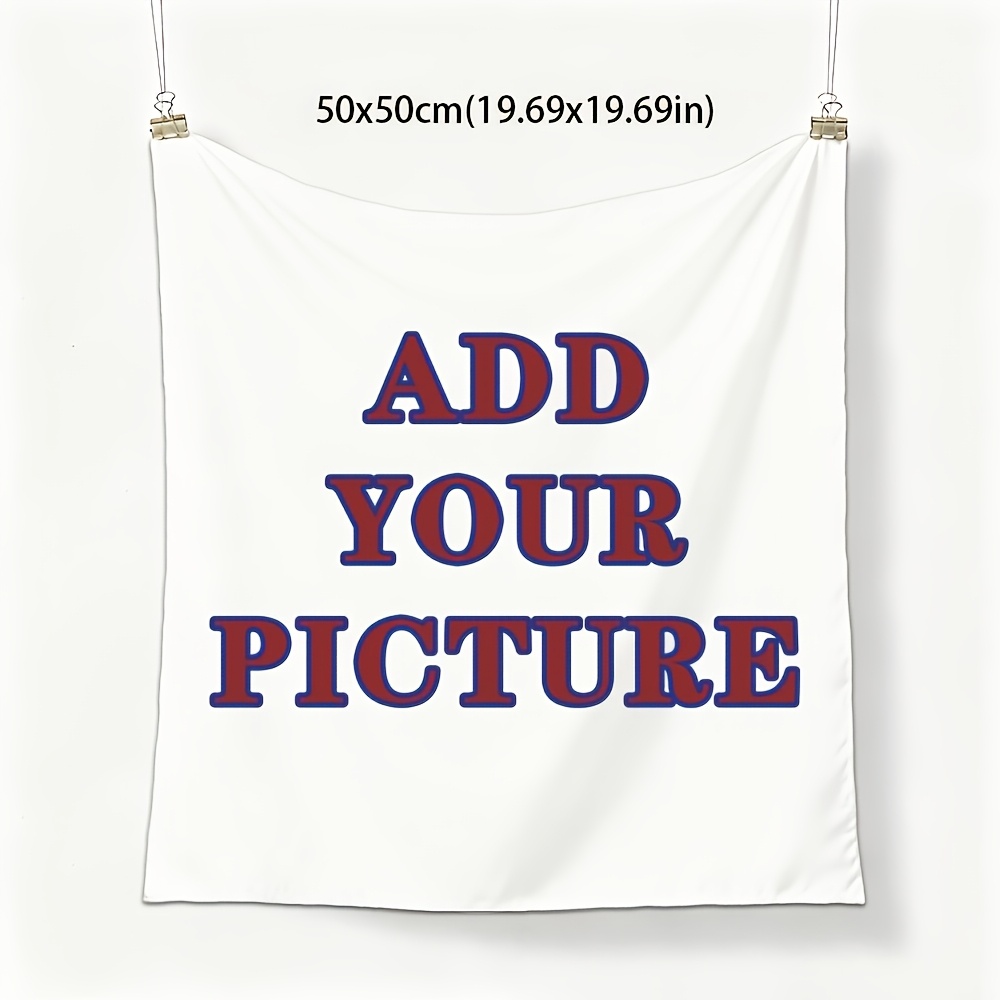 E-shop 1 Individuell bedrucktes Design Quadratisches Tuch, Personalisierbares Muster Quadratisches Tuch, 50*50cm/70x70cm Stirnband oder Halstuch,