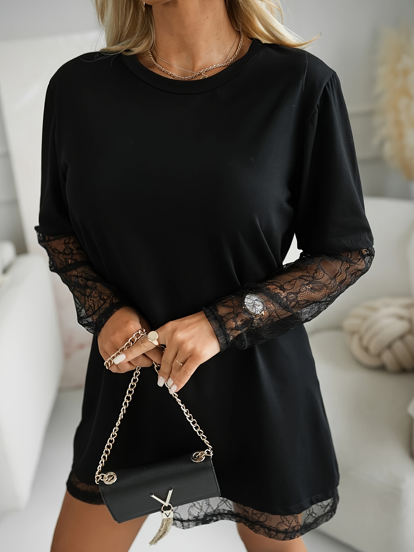 button down black mini dress Short Sleeve Button Down Mini Dress