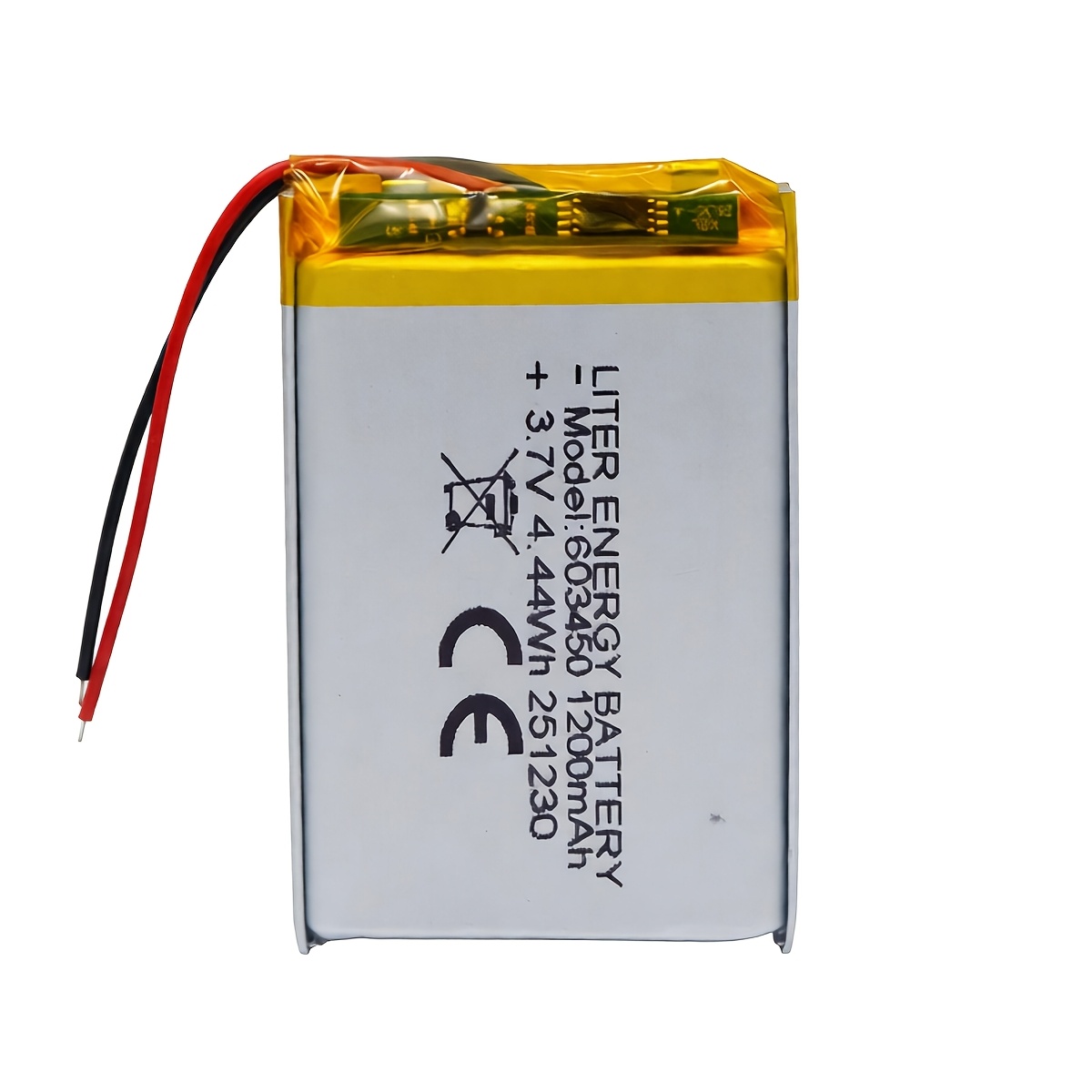 603450 3 7v 1200mah lithium polymer rechargeable battery