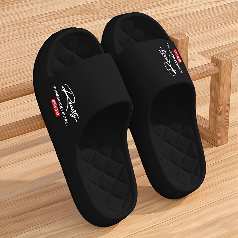 Cloud-Like Soft, EVA Comfortable And Lightweight Slippers, Home And Outdoor Slippers, Men'S And Women'S Couple Two-Color, Easy Bathroom Slippers, Men'S Slippers, Fashionable Slippers, Suitable for All 4 Seasons, Men'S Outdoor Slippers D40bc411 2f46 4059 Ad52 Ca10652e18bd