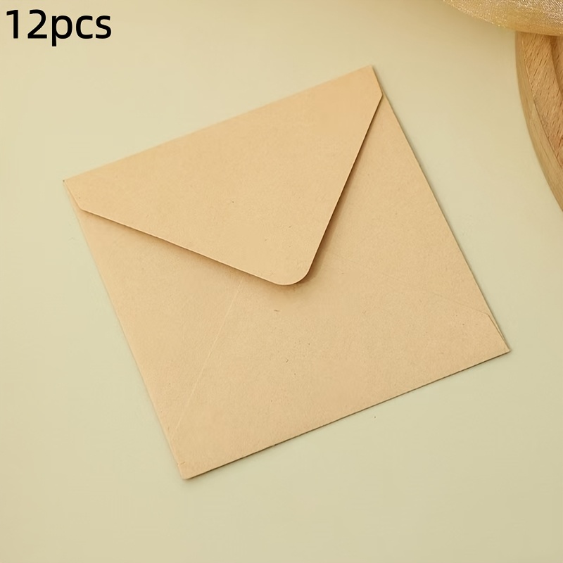 TEMU (16x16) Square Paper Envelopes, Used For Weddings, Birthday Showers, Thank-you Cards, Party Invitations, Card Gift Envelopes, Used For Letters,