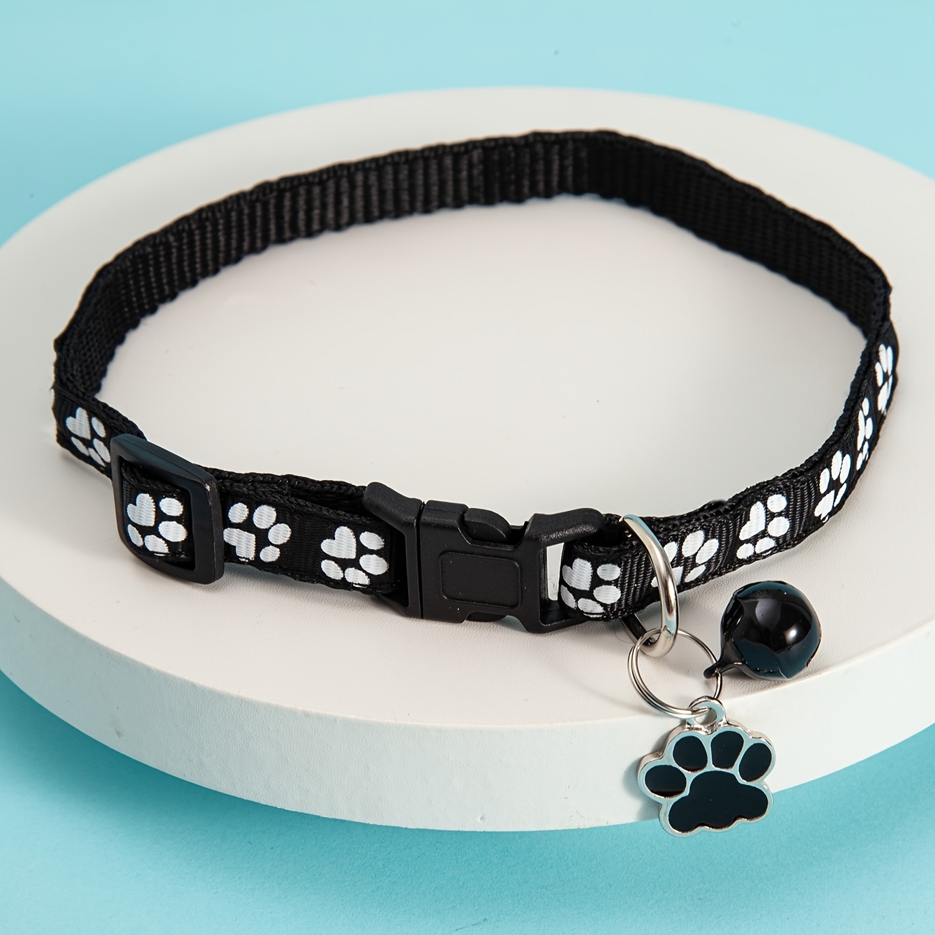 1pc   print pendant bell collar suitable for dogs and cats Product details 4