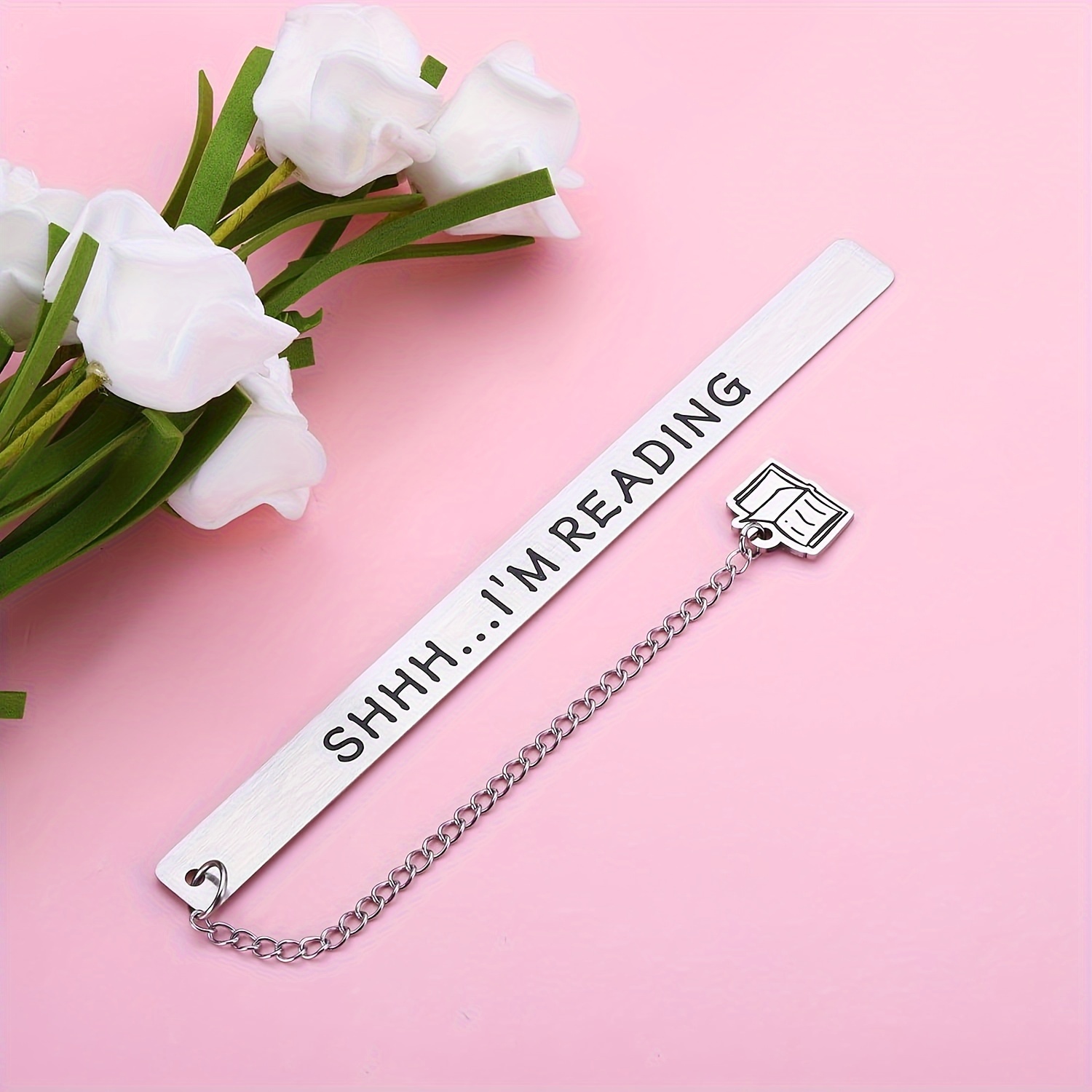 

Stainless Steel Bookmark For - Perfect Gift For Women, Reading Enthusiasts, Birthday, Valentine's Day & Christmas