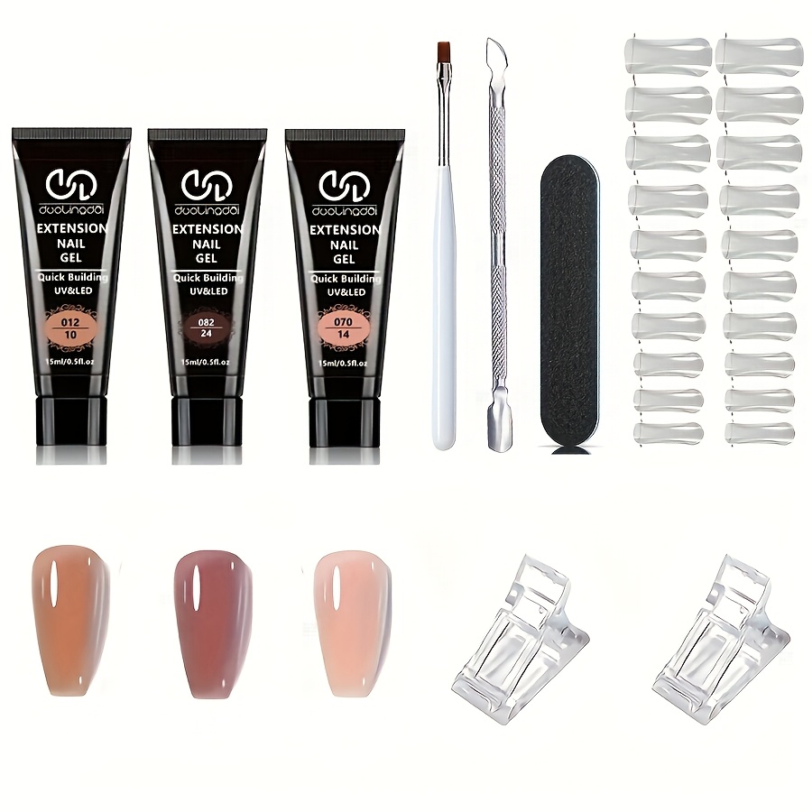 

-to-use Gel Kit - , Led/uv Hardening Gel , -free & Pedicure Set