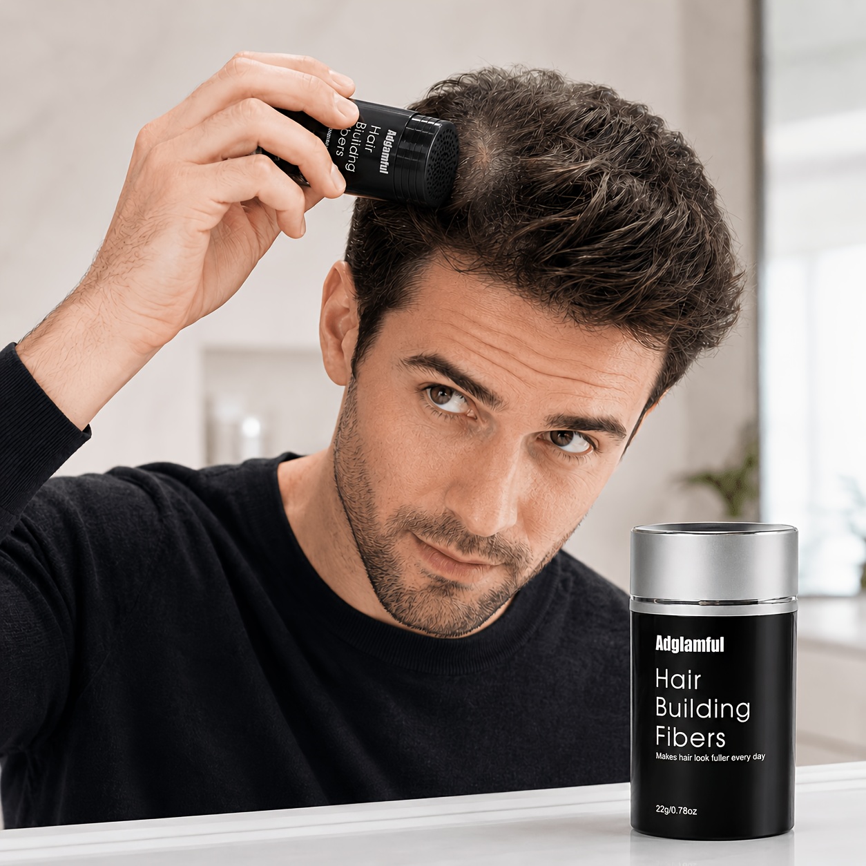 Adglamful 2pcs Hairline Powder for Concealing