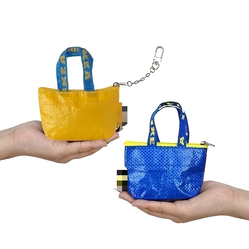 2pcs Woven Bags For , Id, Data Cable Storage, Headphones, And Additions; A Multifunctional Pouch That Makes A Fun Gift For