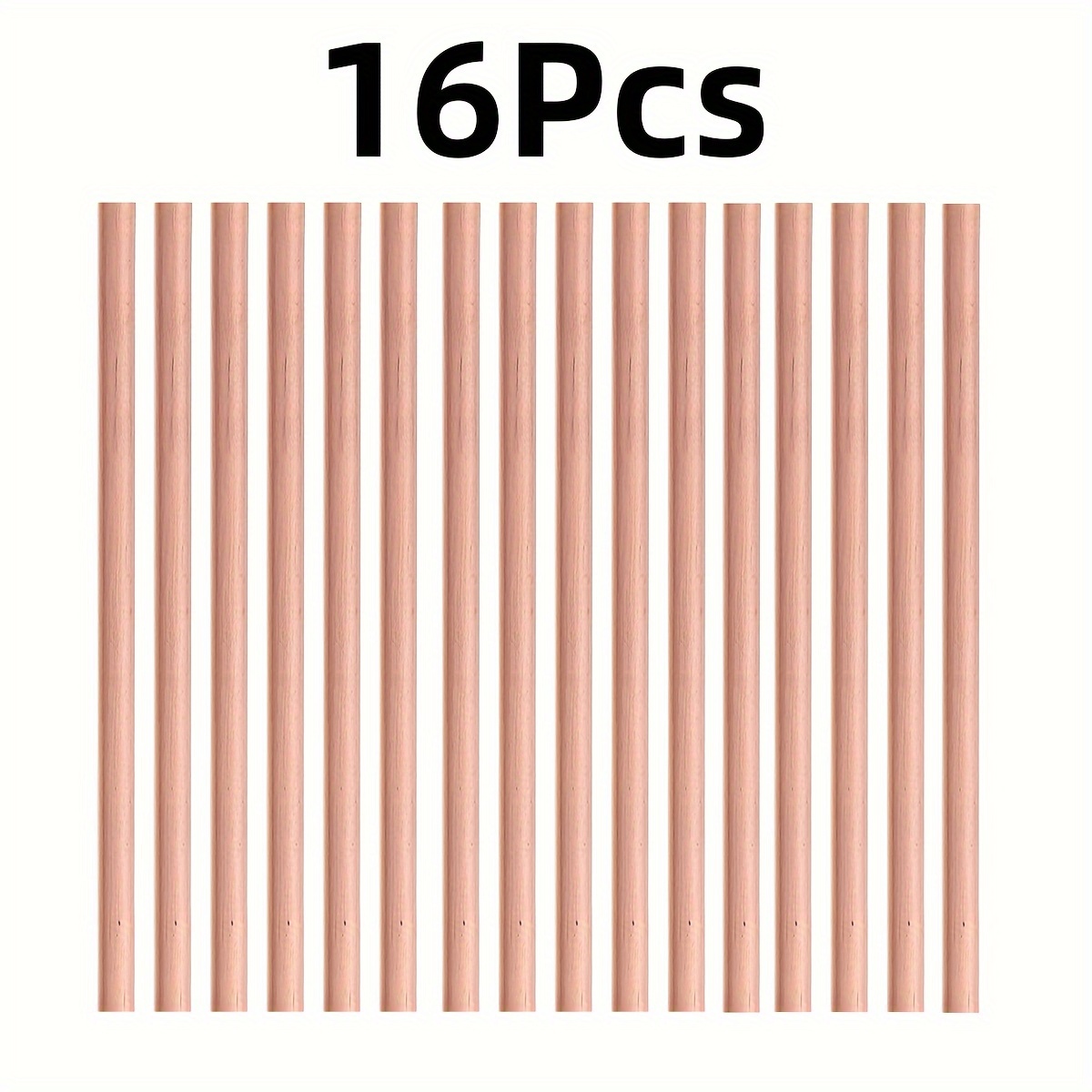 Image of 16pcs Wooden Colored Pencils, In 1 Rainbow Core Drawing Pencils. Used For Painting, Doodling, Sketching, Professional Use For Painting And Art