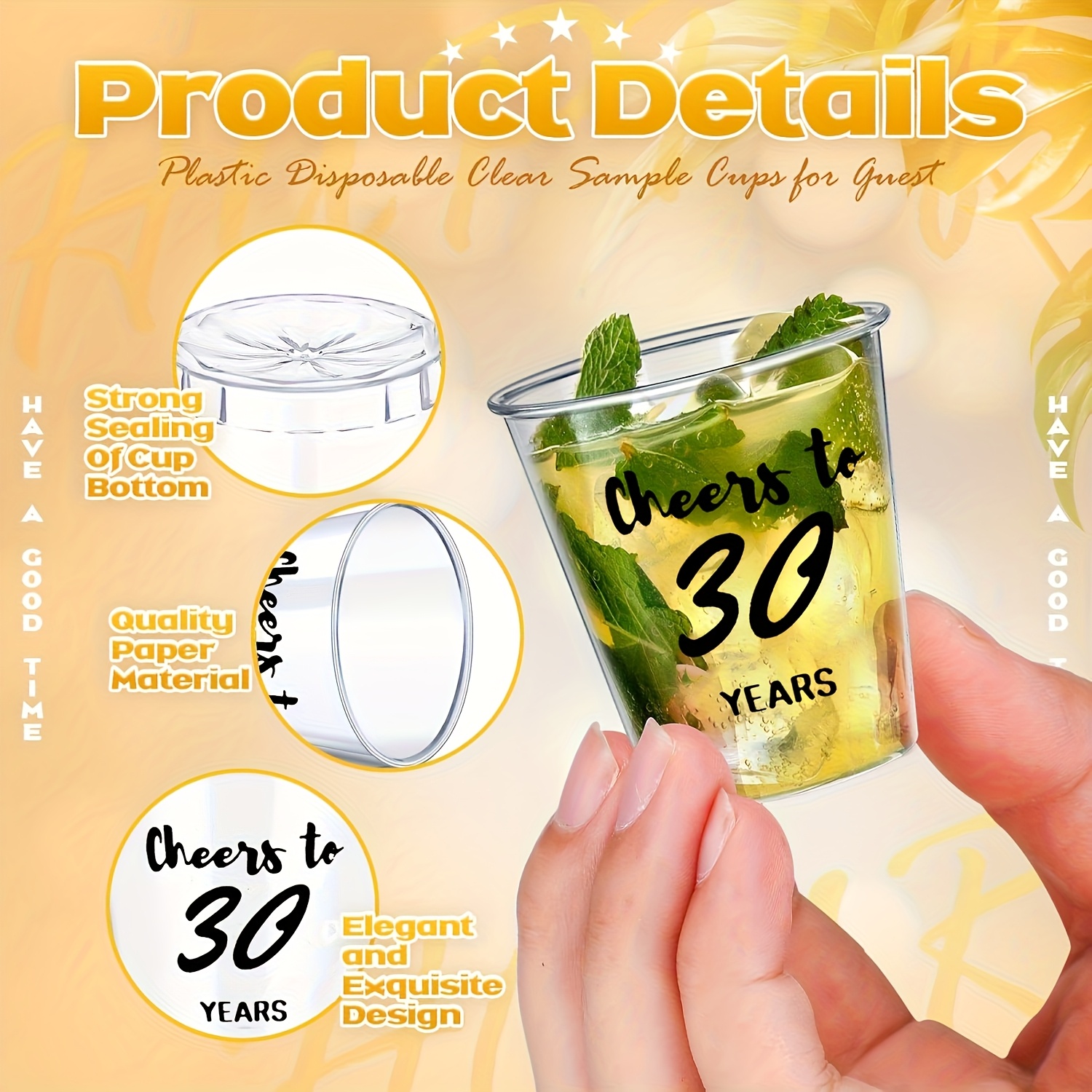 25 oz plastic lids for tumblers Flat Lid For 3.25/4/5.5 oz. Plastic Portion Cup main image 0