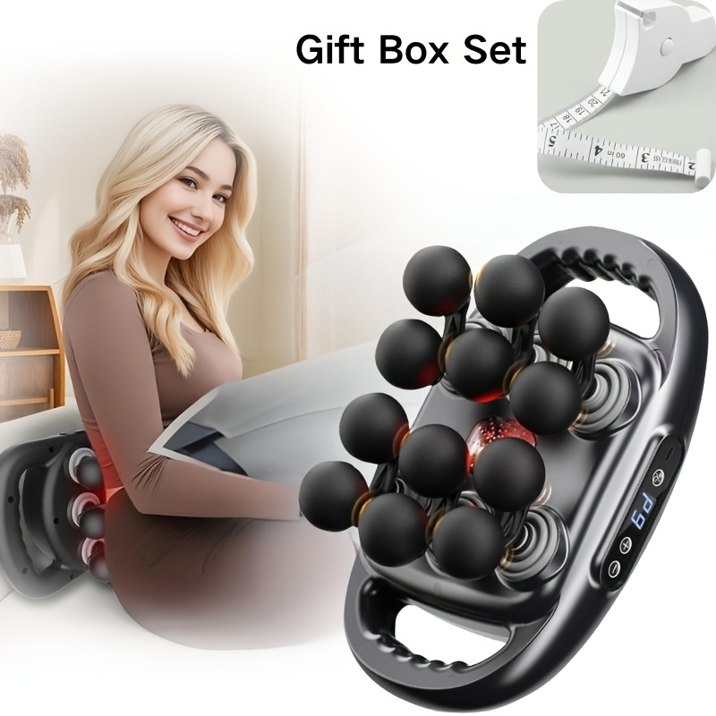 TEMU 12 Massage Guns For Deep Tissue, 9 Strengths And 9 , Cordless Electric Shock Massage Tool, Ideal Gift For Back, Neck, Shoulders, Hands, Legs,