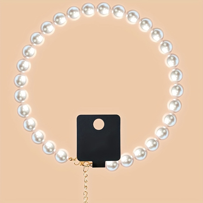 TEMU 1 Piece Of Exquisite Adjustable Dog Necklace: Elegant And Classic Pearl Collar Necklace, Suitable For Dogs, Occasions, And