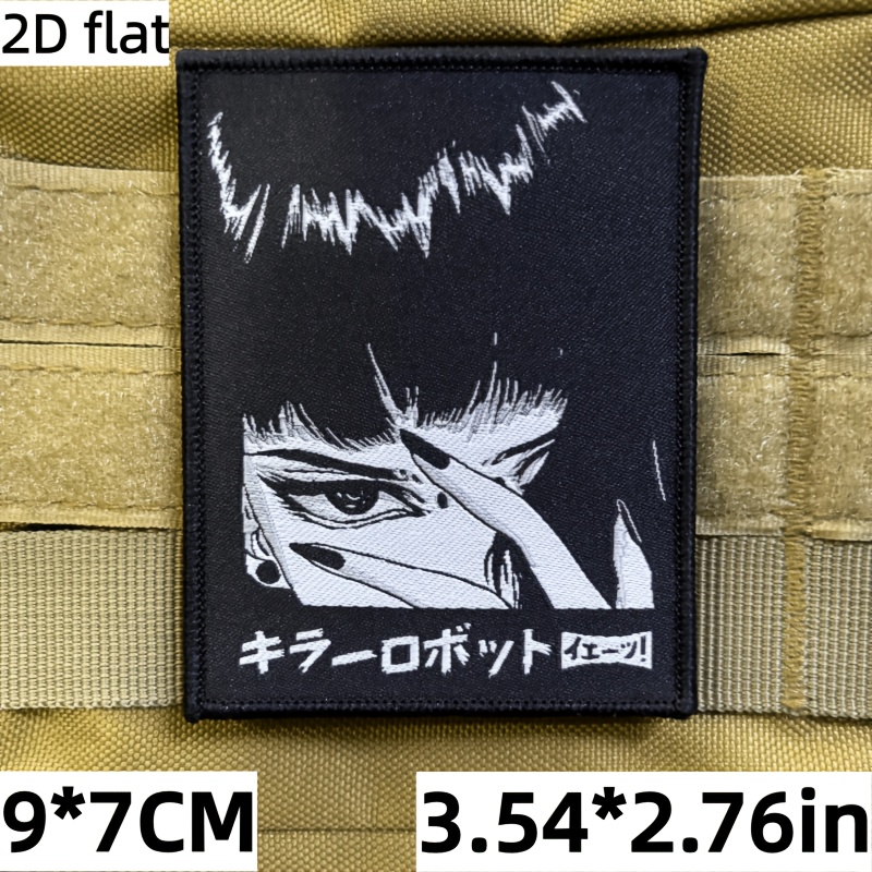 TEMU 2d Flat Cold- Female Killer Patch With Fabric Applique, Cool Morale Badge Fabric Patch, Material Patch With For Clothing, Hats, Backpacks, And