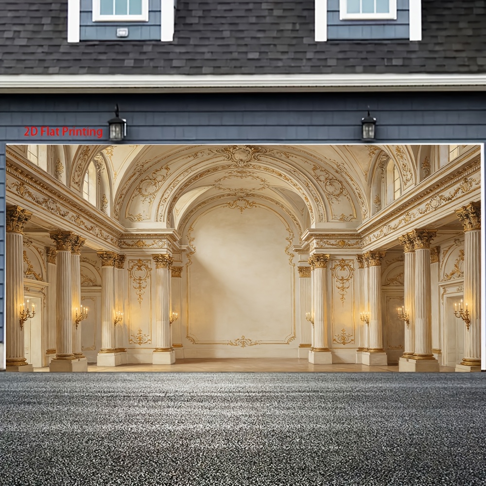 Luxury Arched Hall Vintage Wall Panel Backdrop