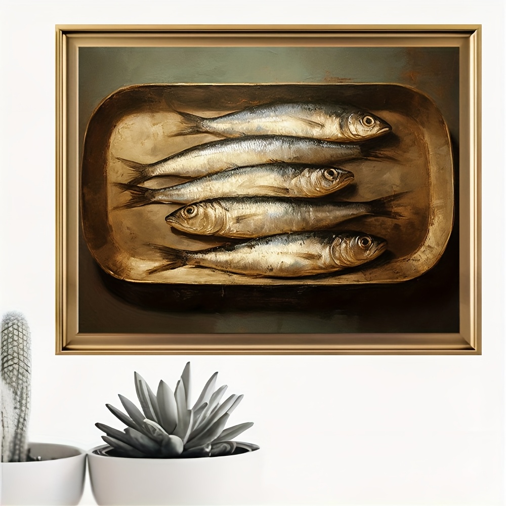 

Room Decor On Wooden Platter Canvas Wall Art, Decorative Painting, For Living Room, Bedroom, Ideal For Christmas And Holiday Gifts