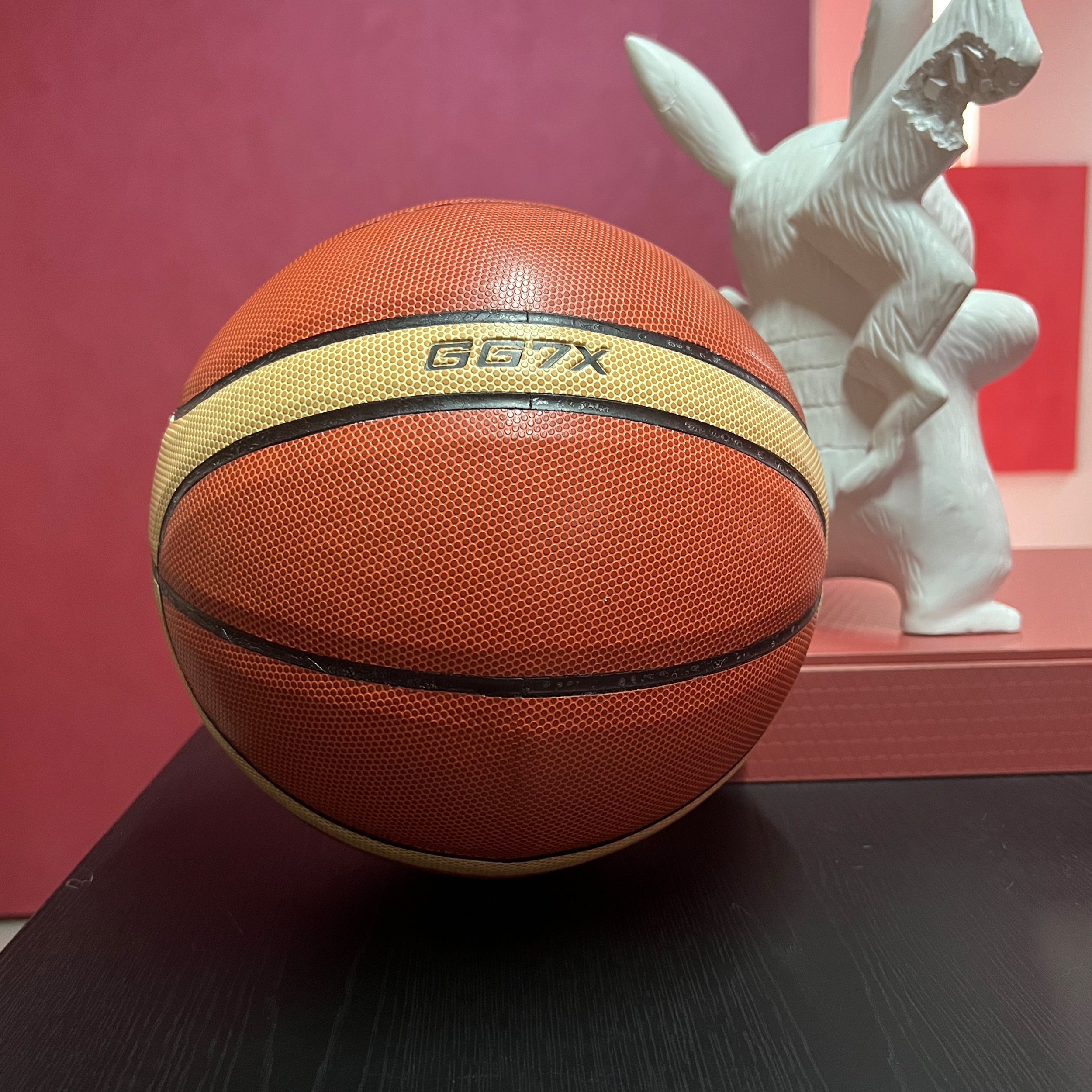 

Size 7 Professional Basketball - Approved, Pu, Adult Indoor & Outdoor Ball - Ideal For Valentine's, Thanksgiving, Christmas, Halloween, New Year Festivals - Single Pack