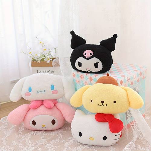 1pc Sanrio Cute Cartoon Kuromi Cinnamoroll Melody Pom Pom Purin Hello Kitty Styling Car Headrests, Neck Pillows, Female Car Interior Accessories, Car Decorations, Headrests, And Headrests